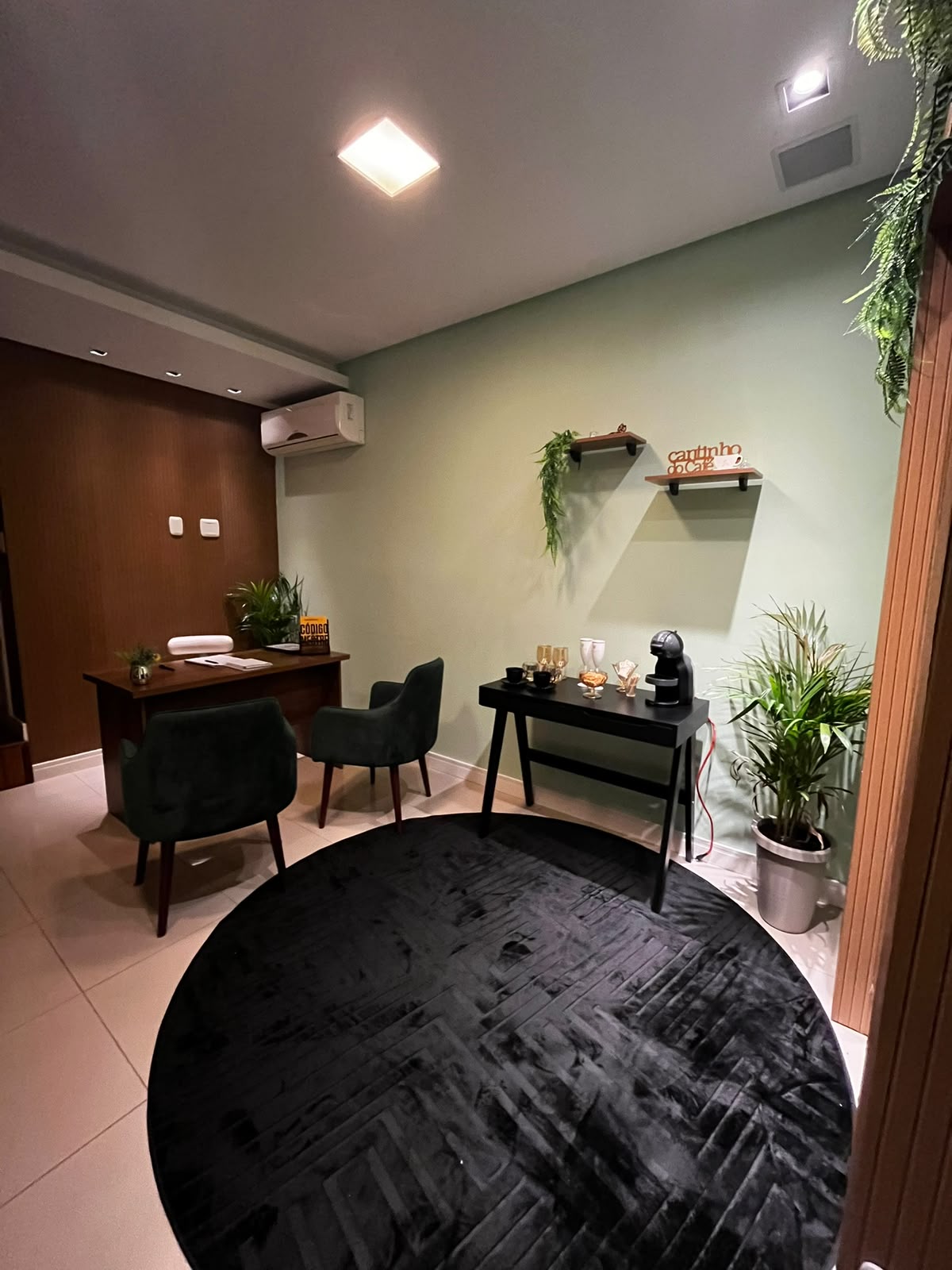 Sala de atendimento e anamnese