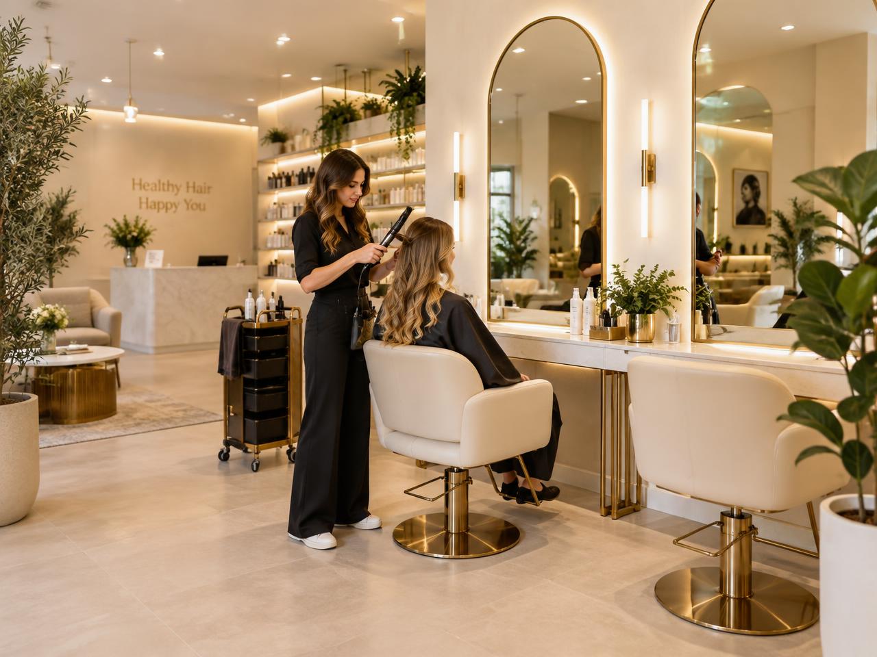 Salão de beleza da Maison Mavie